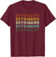 Retro Bryn Mawr Pennsylvania T-Shirt - T-Shirt | Maroon