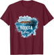 Bodega Bay California Vintage Retro Distressed Beach T-Shirt - T-Shirt | Maroon