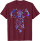 Kokopelli - Native American Folklore Elements II Fun T-Shirt - T-Shirt | Maroon