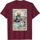 Soccer Mom Skeleton Tarot Card Vintage Halloween T-Shirt - T-Shirt | Maroon