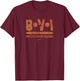 JCombs BVI Virgin Islands T-Shirt - T-Shirt | Maroon