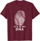 Baseball It's In My DNA T-Shirt - T-Shirt | Maroon
