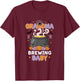 Grandparent Grandma of The Brewing Baby Halloween Grandma Ca T-Shirt - T-Shirt | Maroon