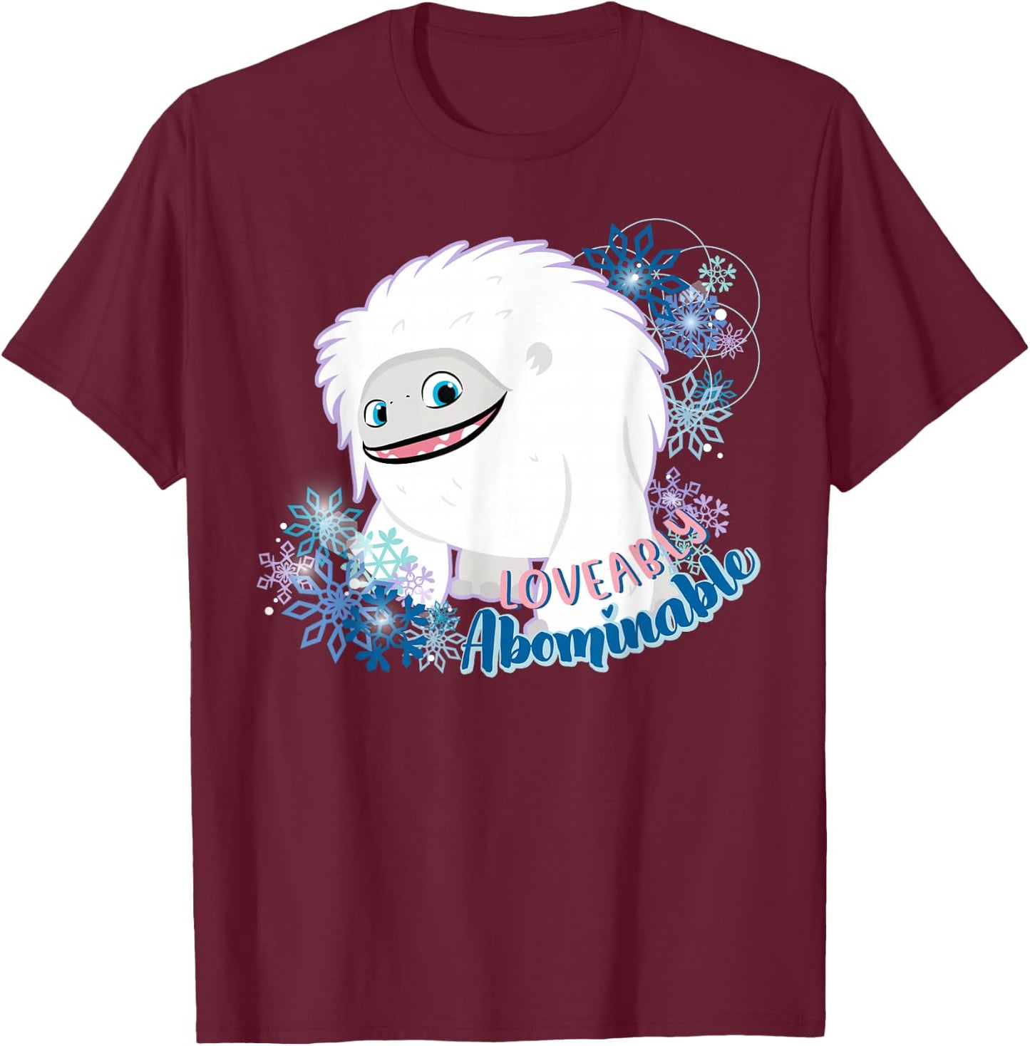 DreamWorks Abominable Adorable Abominable T-Shirt - T-Shirt | Maroon