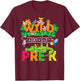 Wild About Pre-K Teacher Student Back To School Gift Women Girls Kids T-Shirt - T-Shirt | Maroon