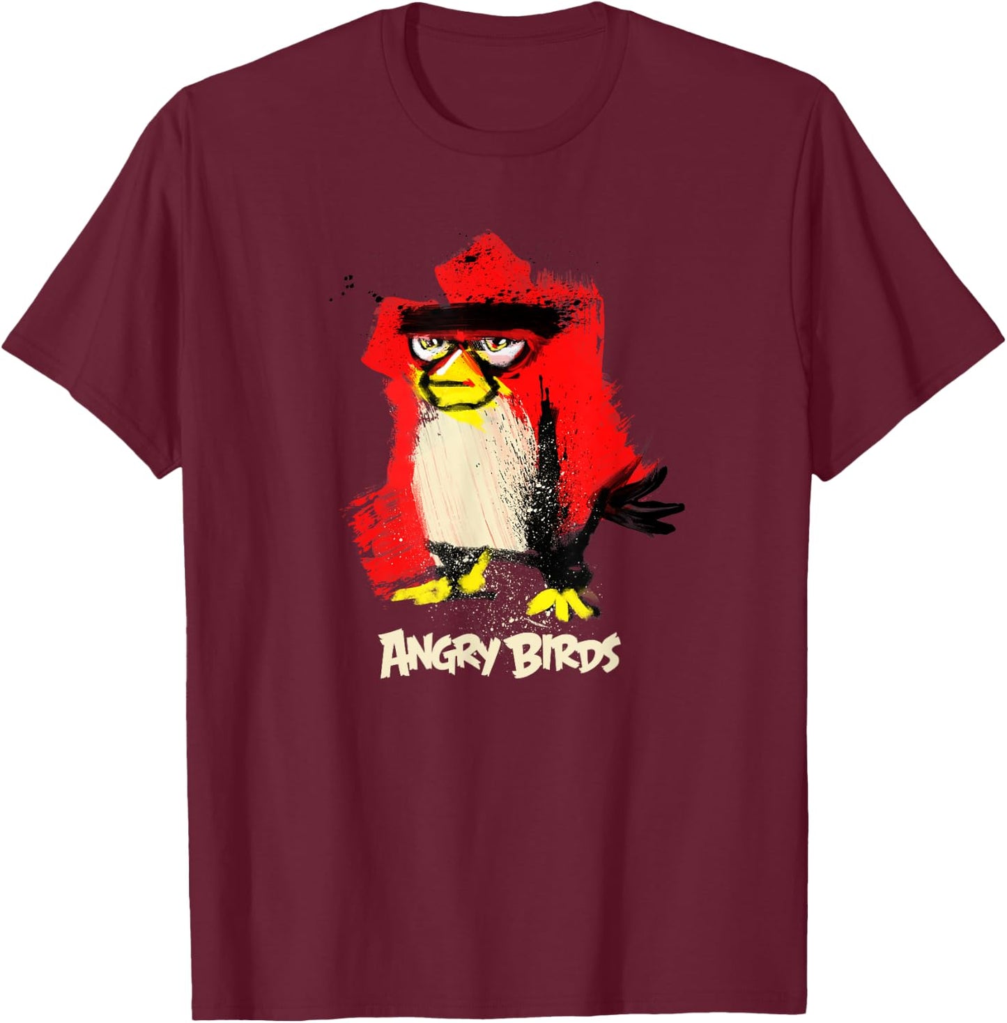 Angry Birds Red Gloom Official Merchandise T-Shirt - T-Shirt | Maroon