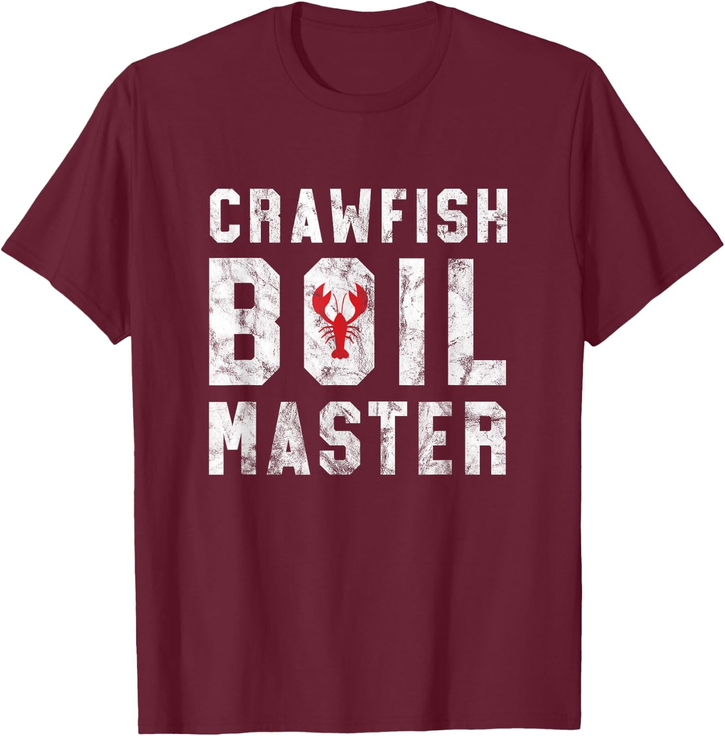 Crawfish Boil Master Cajun Festival Crawfish Crew T-Shirt - T-Shirt | Maroon