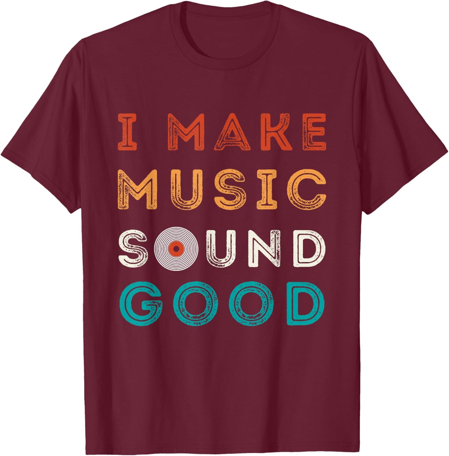 Funny Music Producer Audio Recording Engineers T-Shirt - T-Shirt | Maroon