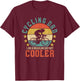 Cycling Dad Bike Rider & Cyclist Father's Day T-Shirt - T-Shirt | Maroon