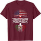 American Grown with Mexican Roots Gift T-Shirt - T-Shirt | Maroon