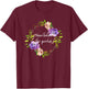Cute floral resist - Nevertheless she persisted T-Shirt - T-Shirt | Maroon