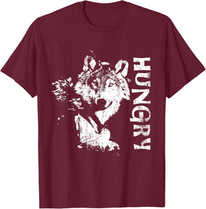 Hungry Like the Wolf T-Shirt - T-Shirt | Maroon