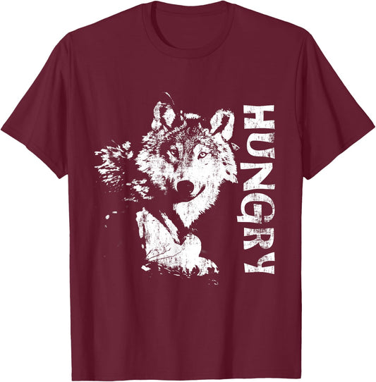 Hungry Like the Wolf T-Shirt - T-Shirt | Maroon