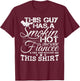 Funny Boyfriend Engaged Fiance Gift Engagement Shirt T-Shirt - T-Shirt | Maroon