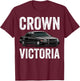 Crown Victoria P71 Cop Car T-Shirt - T-Shirt | Maroon
