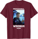Top Gun Professional Wingman Goose Photo Action Movie T-Shirt - T-Shirt | Maroon