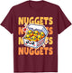 Chicken Nuggets Box Cute Kawaii T-Shirt - T-Shirt | Maroon