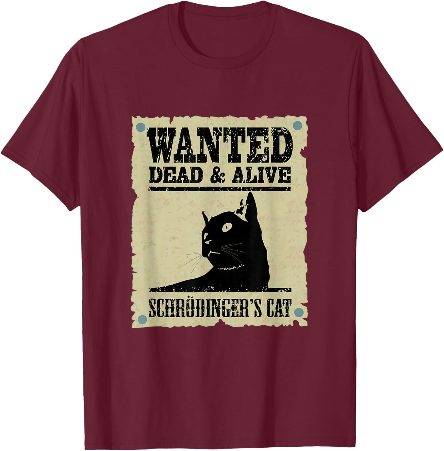 Schrodinger's Cat Physic , Sheldon T-Shirt - T-Shirt | Maroon