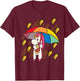 Raining Tacos Unicorn Lover Umbrella Cinco de Mayo T-Shirt - T-Shirt | Maroon