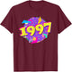 Birthday Retro 90s Style 1997 T-Shirt - T-Shirt | Maroon
