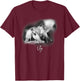 Life – Black & White Bird Nature Robin T-Shirt - T-Shirt | Maroon