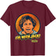 I'm with Jack Tripper Funny Three's Company Retro T-Shirt - T-Shirt | Maroon