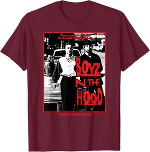 Boyz n the Hood It Ain't No Fairy Tale Short Sleeve T-Shirt - T-Shirt | Maroon