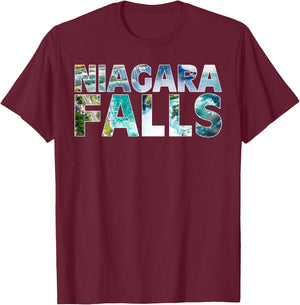 Niagara Falls Souvenir Gift Women Niagara Falls T-Shirt - T-Shirt | Maroon