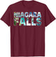 Niagara Falls Souvenir Gift Women Niagara Falls T-Shirt - T-Shirt | Maroon