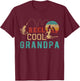 Grandpa shirt Vintage Reel cool Grandpa Fish fishing T-Shirt - T-Shirt | Maroon