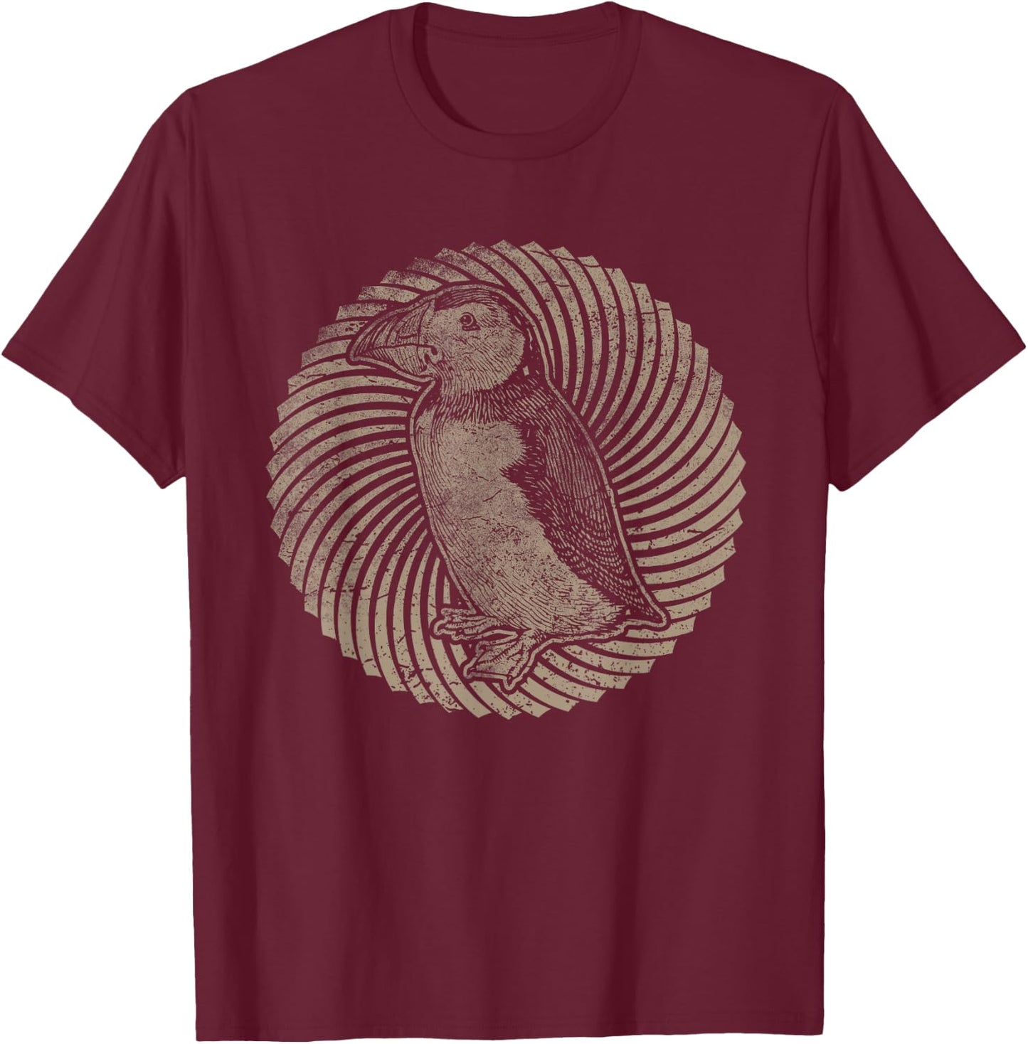Love Puffins Cute Puffin Love Iceland Gifts T-Shirt - T-Shirt | Maroon