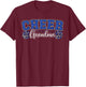 Cheer Grandma My Favorite Cheerleader Calls Me G-ma Blue T-Shirt - T-Shirt | Maroon