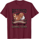 Retirement Funny Gift Bird Watcher Birds Squirrel Feeder T-Shirt - T-Shirt | Maroon