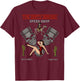 Dirty Gringo Speed Shop Rat Rod Sexy Pin Up on Crank Shaft T-Shirt - T-Shirt | Maroon