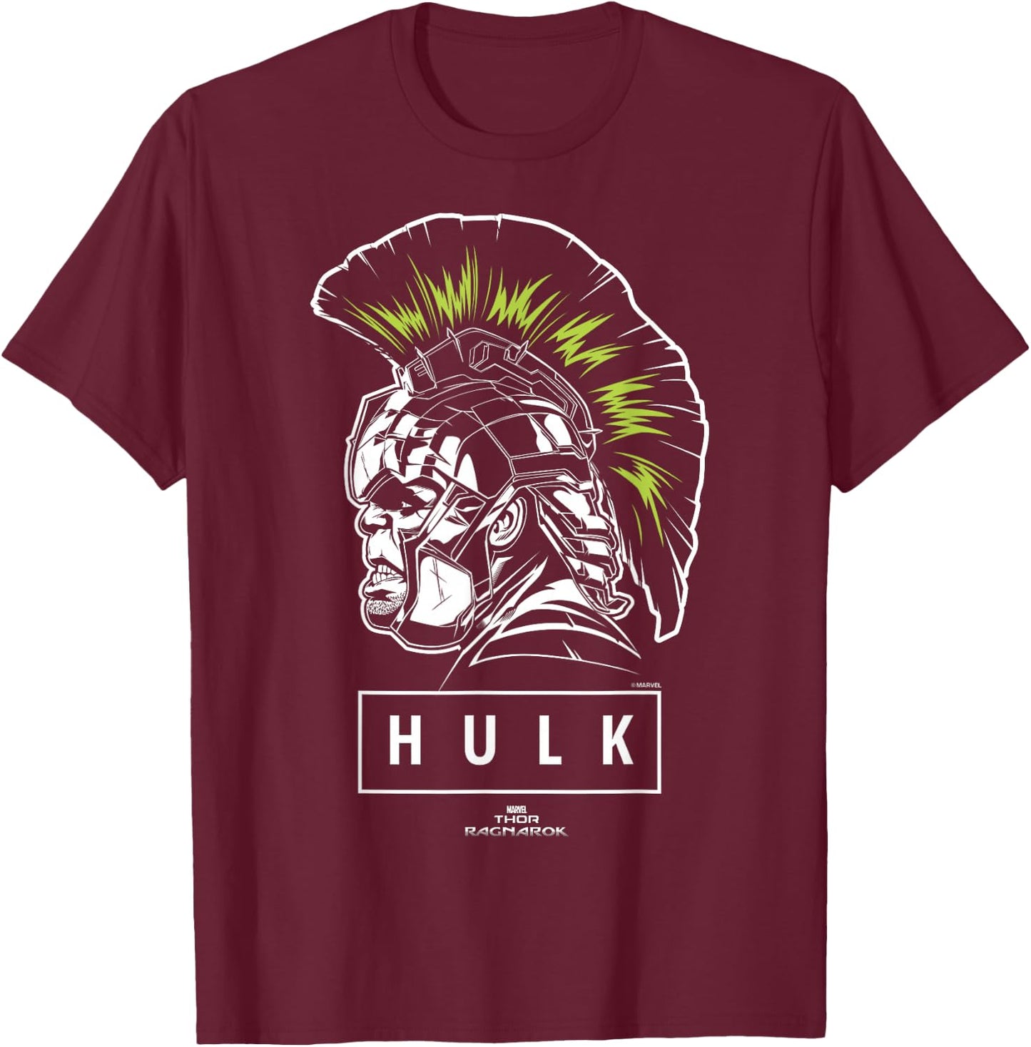Marvel Thor Ragnarok Hulk The Champ Street View T-Shirt - T-Shirt | Maroon