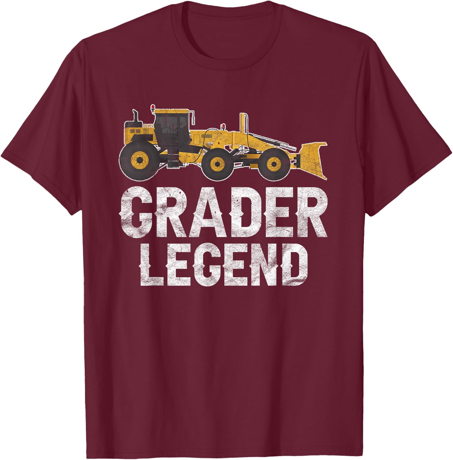 Grader Operator Grader Legend T-Shirt - T-Shirt | Maroon