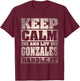 Gonzales Name Shirt Personalized Gonzales Last Name T-Shirt - T-Shirt | Maroon
