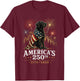 Labrador Retriever America's 250th Anniversary 1776 2026 T-Shirt - T-Shirt | Maroon