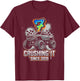 7th Birthday Monster Truck Crushing It Since 2019 T-Shirt - T-Shirt | Maroon