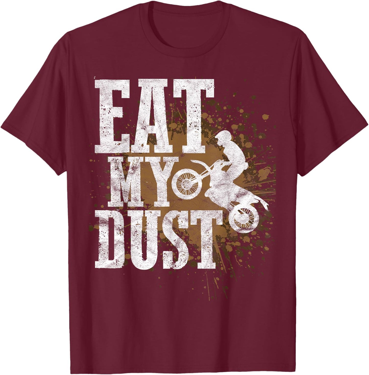 Motocross Design For Youth Boys Gift Dirtbike Biker Men T-Shirt - T-Shirt | Maroon