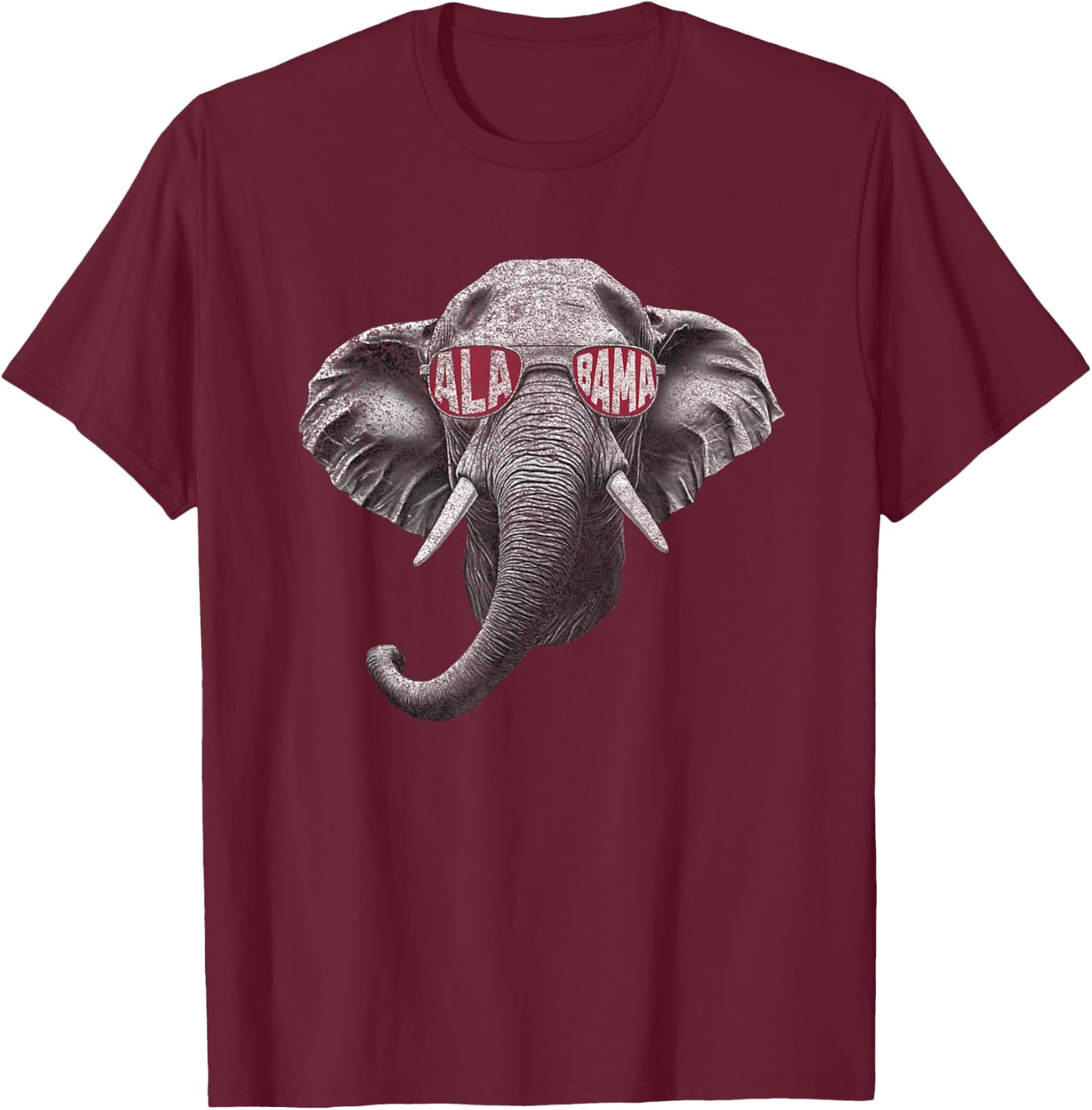 Alabama Elephant Lovers T-Shirt - T-Shirt | Maroon