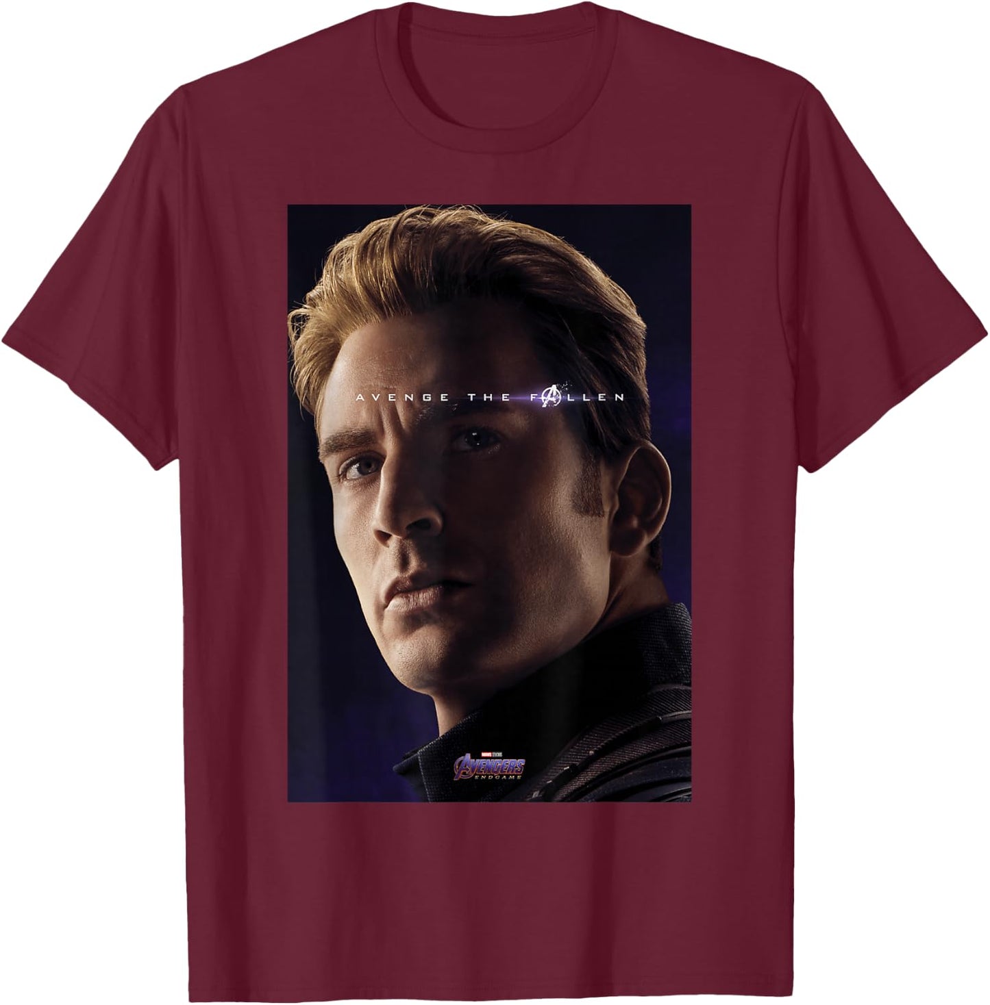 Marvel Avengers Endgame Captain America What Ever It Takes T-Shirt - T-Shirt | Maroon