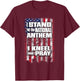 I Stand for the Anthem I Kneel when I Pray Flag T-Shirt - T-Shirt | Maroon