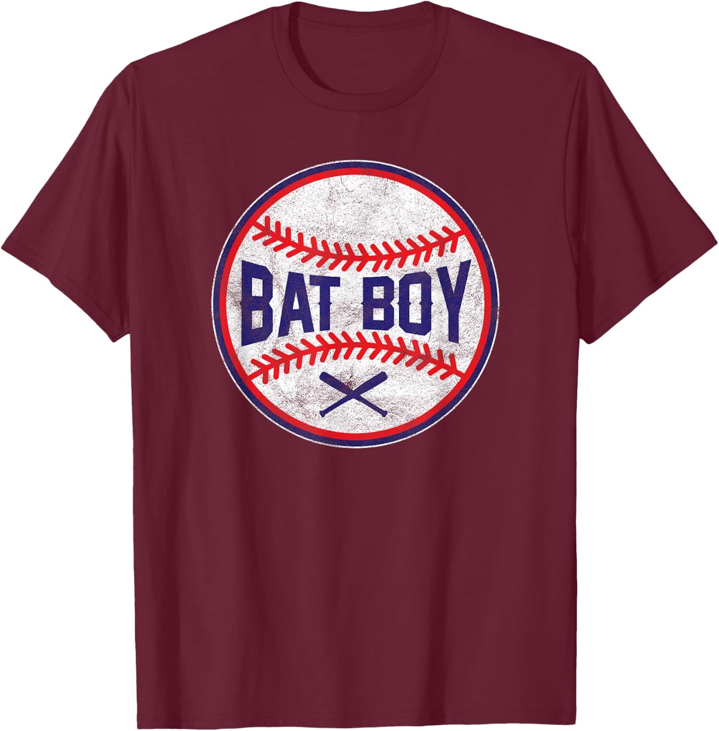 BAT BOY Baseball Positions Team Designer Shirts T-Shirt - T-Shirt | Maroon