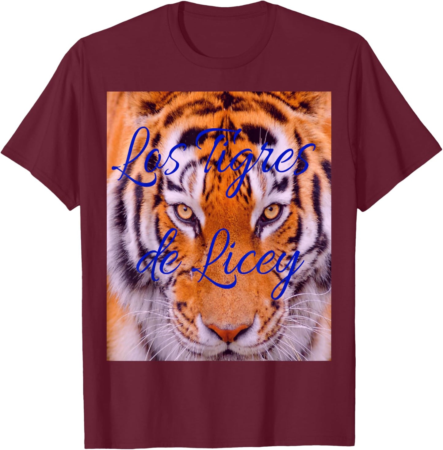 Los Tigres de Licey T Shirts T-Shirt - T-Shirt | Maroon