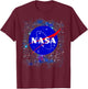 NASA Official Logo in The Stars T-Shirt - T-Shirt | Maroon