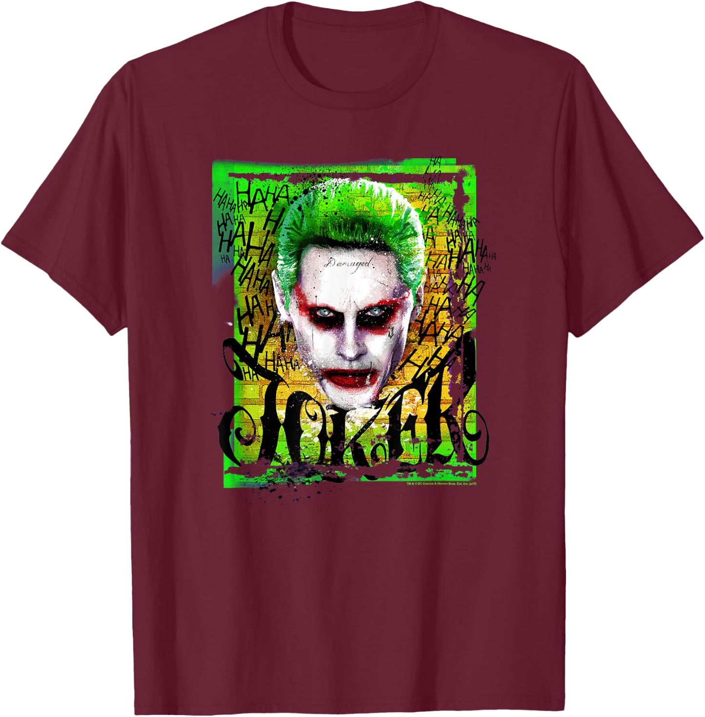 Suicide Squad Empire Joker T-Shirt - T-Shirt | Maroon