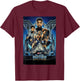 Marvel Studios Black Panther Movie Poster Small T-Shirt - T-Shirt | Maroon