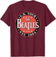 The Beatles US Tour NYC 1964 Short Sleeve T-Shirt - T-Shirt | Maroon