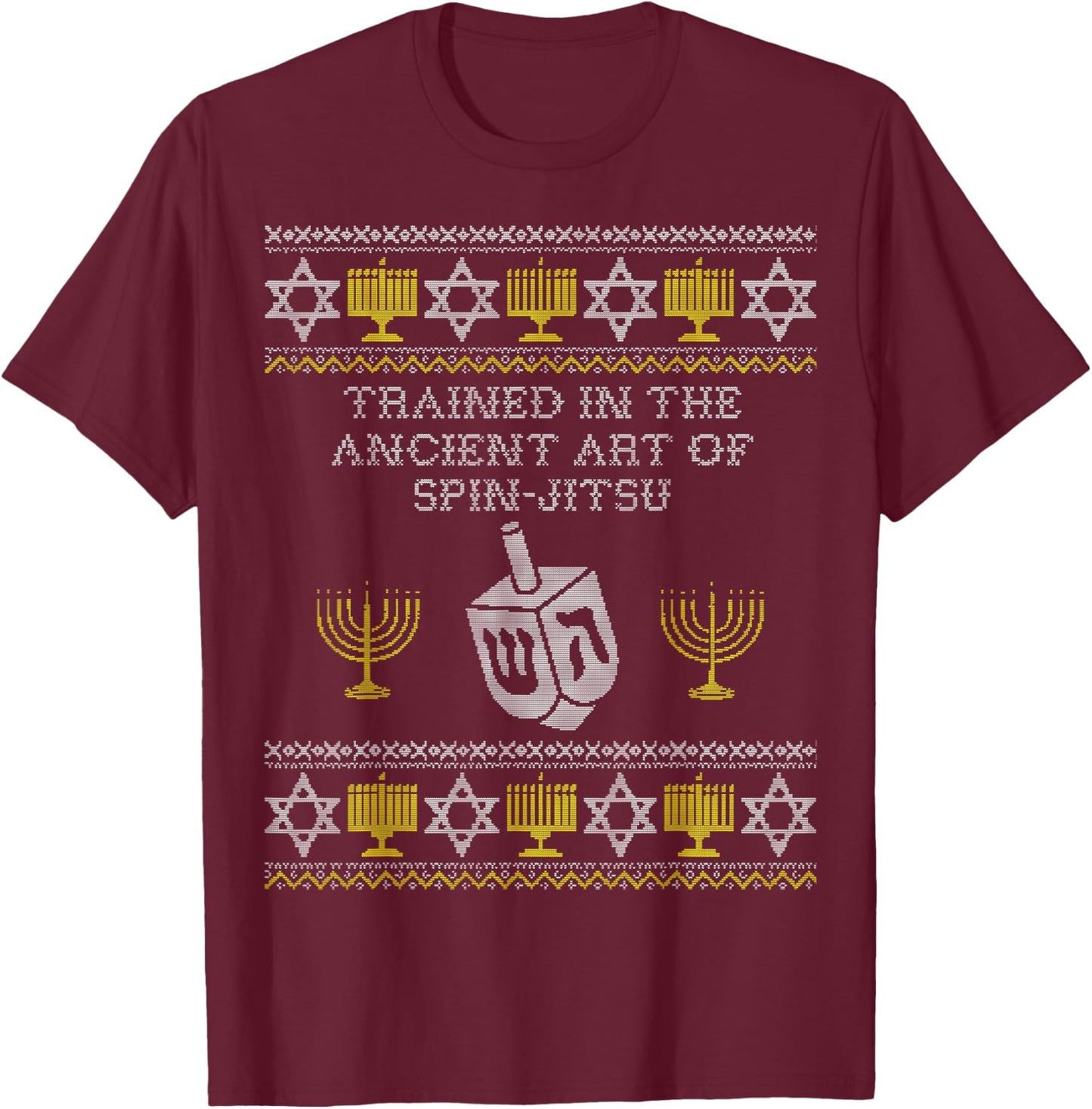 Funny Hanukkah Shirts Fun Dreidel Shirt Chanukah Gift Kids T-Shirt - T-Shirt | Maroon
